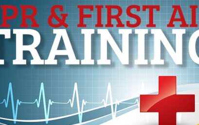 CPR and First Aid Training January 23, 6 pm to 10 pm